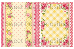 Shabby Chic, Flowers, Papers, Junk Journal Product Image 2