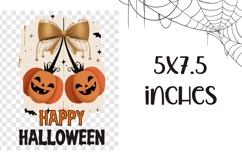 Cartoon Halloween Pumpkins Towel Design, Happy Halloween PNG Product Image 2