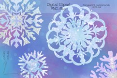 Snowflakes Clipart - PNG Files Product Image 4