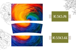 Colorful Swirl Tumbler Template, 40 Oz Tumbler Design Product Image 2