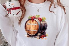 Western Christmas Cowboy Clipart Sublimation, Christmas PNG Product Image 2