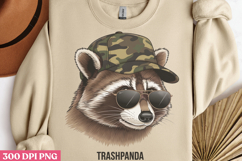 Trashpanda PNG, Funny Raccoon Sublimation PNG Product Image 2