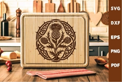 Celtic art SVG, Engraved Laser Cutting board SVG Product Image 2