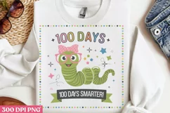 100 DAYS. 100 DAYS PNG, 100 Days Of School Sublimation PNG Product Image 3