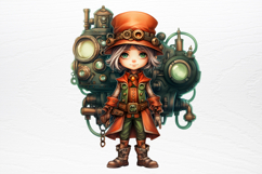 Steampunk Christmas Sublimation PNG Product Image 2