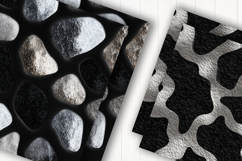 Cowhide Animal Print Digital Paper Product Image 2