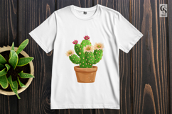Cute Cactus Plant Clipart Sublimation PNG Product Image 2