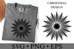 Sunbrust Svg | Christmas svg | Shirt Svg Product Image 1