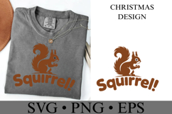 Squirrel Svg | Christmas svg | Shirt Svg Product Image 2