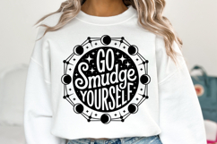 Go Smudge yourself Svg | Halloween Svg | Shirt Svg Product Image 2