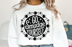 Go Smudge yourself Svg | Halloween Svg | Shirt Svg Product Image 2