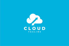 Cloud Sync Logo Design Vector Template Product Image 1