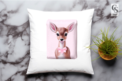 Cute Baby Deer Clipart Sublimation PNG Product Image 2