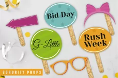 Sorority Photo Booth Props - Big Little G-Big Photo Props Product Image 2