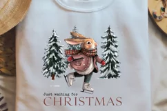 Animal Christmas Sublimation, I Believe In Santa And PNG Product Image 2