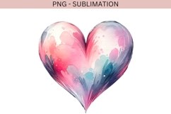 Valentine heart png design for T-shirts Product Image 2