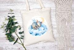 Battleship Illustration, Cartoon Animal PNG, Moon PNG Product Image 2