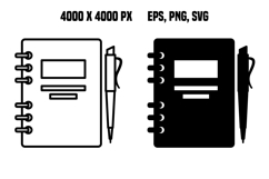 Notebook Icons Product Image 1
