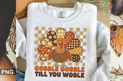 Gobble Gobble Till You Sublimation - Halloween PNG Design Product Image 2
