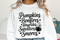 Pumpkin Bonfires Svg | Halloween Svg | Shirt Svg Product Image 1