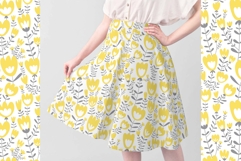 Yellow Tulip Seamless Pattern Product Image 2