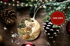 Christmas Ornament PNG, Christmas Sublimation Design Product Image 2