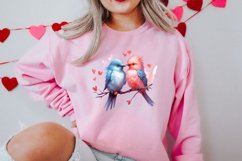 Breeds of Valentine Kissing Birds, Valentine's Day Clipart Product Image 2