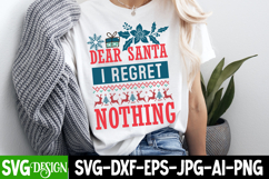Dear Santa I Regret Nothing SVG| Christmas SVG Design Product Image 2