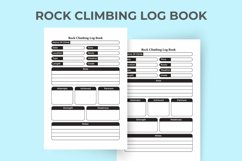 Rock Climbing Notebook KDP Interior Product Image 2