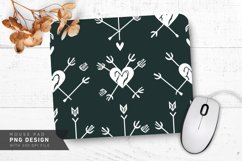 Intertwined Hearts Mouse Pad PNG Design Product Image 1