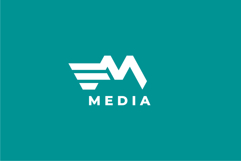 Media Letter M Logo Design Vector Product Image 2