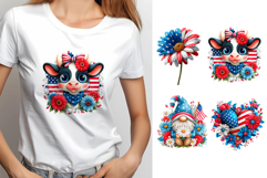 Patriotic Sublimation Bundle. Patriotic T-Shirt Design Product Image 6
