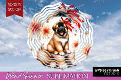 Anatolian Shepherd Dog Wind Spinner Sublimation PNG Dog Product Image 1