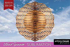 Animal Print Wind Spinner Sublimation PNG - Animal Skin Product Image 1