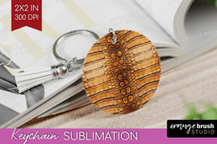 Animal Print Keychain PNG - Animal Skin Keychain Sublimation Product Image 1