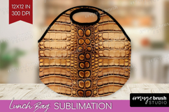 Animal Print Lunch Bag - Animal Skin Lunch Bug PNG Product Image 1