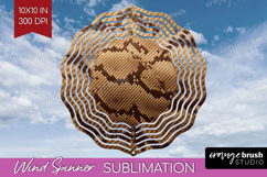 Animal Print Wind Spinner Sublimation PNG - Animal Skin Product Image 1