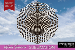 Animal Print Wind Spinner Sublimation PNG - Animal Skin Product Image 1