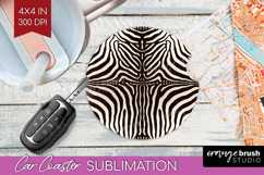 Animal Print Car Coaster - Animal Skin Coaster PNG Product Image 1