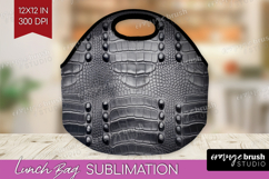 Animal Print Lunch Bag - Animal Skin Lunch Bug PNG Product Image 1