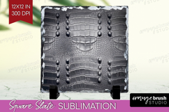 Animal Print Slate PNG - Animal Skin Square Slate Product Image 1