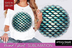 Animal Print Round Tshirt Background - Animal Skin PNG Product Image 1