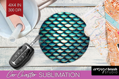 Animal Print Car Coaster - Animal Skin Coaster PNG Product Image 1