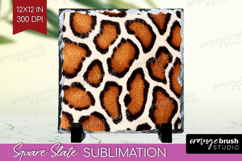 Animal Print Slate PNG - Animal Skin Square Slate Product Image 1