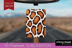 Animal Print Air Freshener PNG - Animal Skin PNG Sublimation Product Image 1