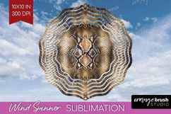 Animal Print Wind Spinner Sublimation PNG - Animal Skin Product Image 1