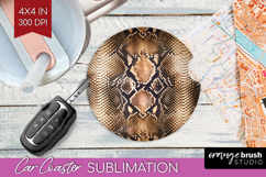 Animal Print Car Coaster - Animal Skin Coaster PNG Product Image 1
