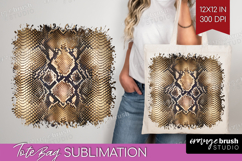 Animal Print Tote Bag - Animal Skin Tote Bag PNG Sublimation Product Image 1