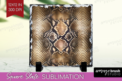 Animal Print Slate PNG - Animal Skin Square Slate Product Image 1