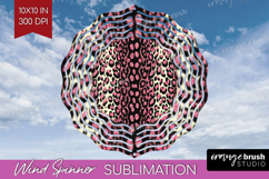 Animal Print Wind Spinner Sublimation PNG - Animal Skin Product Image 1